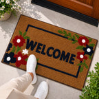 Blossom Welcome Doormat - Roseate
