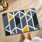 Mosaic Grey Bathroom Mat
