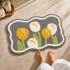 Tulips Bathroom Mat