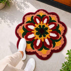 Tulip Bloom Rangoli Doormat