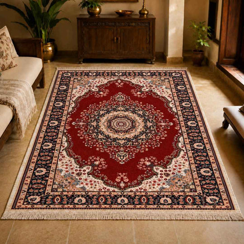 Blush Medallion Persian Carpet