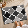 Ellipse Grey Bathroom Mat
