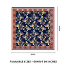 Kingfisher Table Cover (60X90 Inch | 60X60 Inch)
