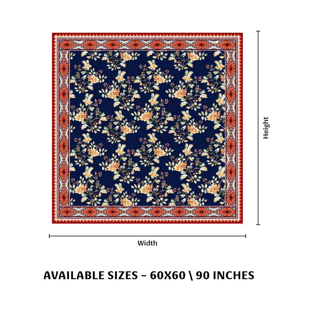 Kingfisher Table Cover (60X90 Inch | 60X60 Inch)