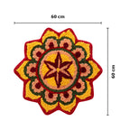 Star Mandala Rangoli Door and Bathroom