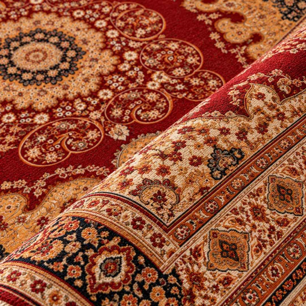 Golden Scallop Persian Carpet