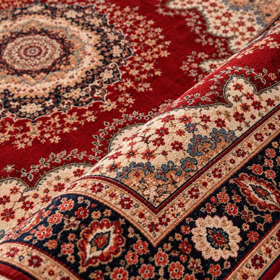 Blush Medallion Persian Carpet
