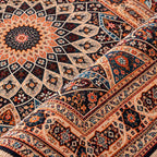 Golden Sunburst Persian Carpet