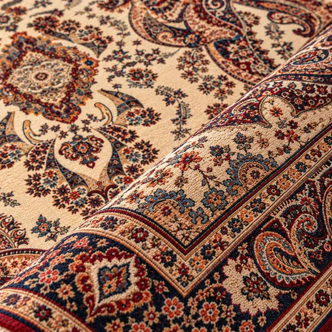 Amber Paisley Persian Carpet