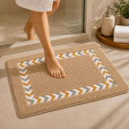 RT Beige Bathroom Mat