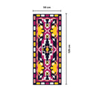 Grid Runner Mat - Roseate