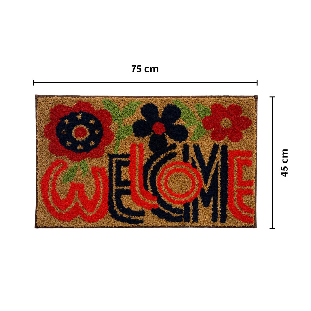 Bloom Welcome Doormat - Roseate