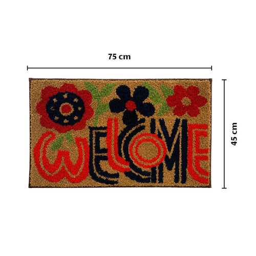 Bloom Welcome Doormat - Roseate