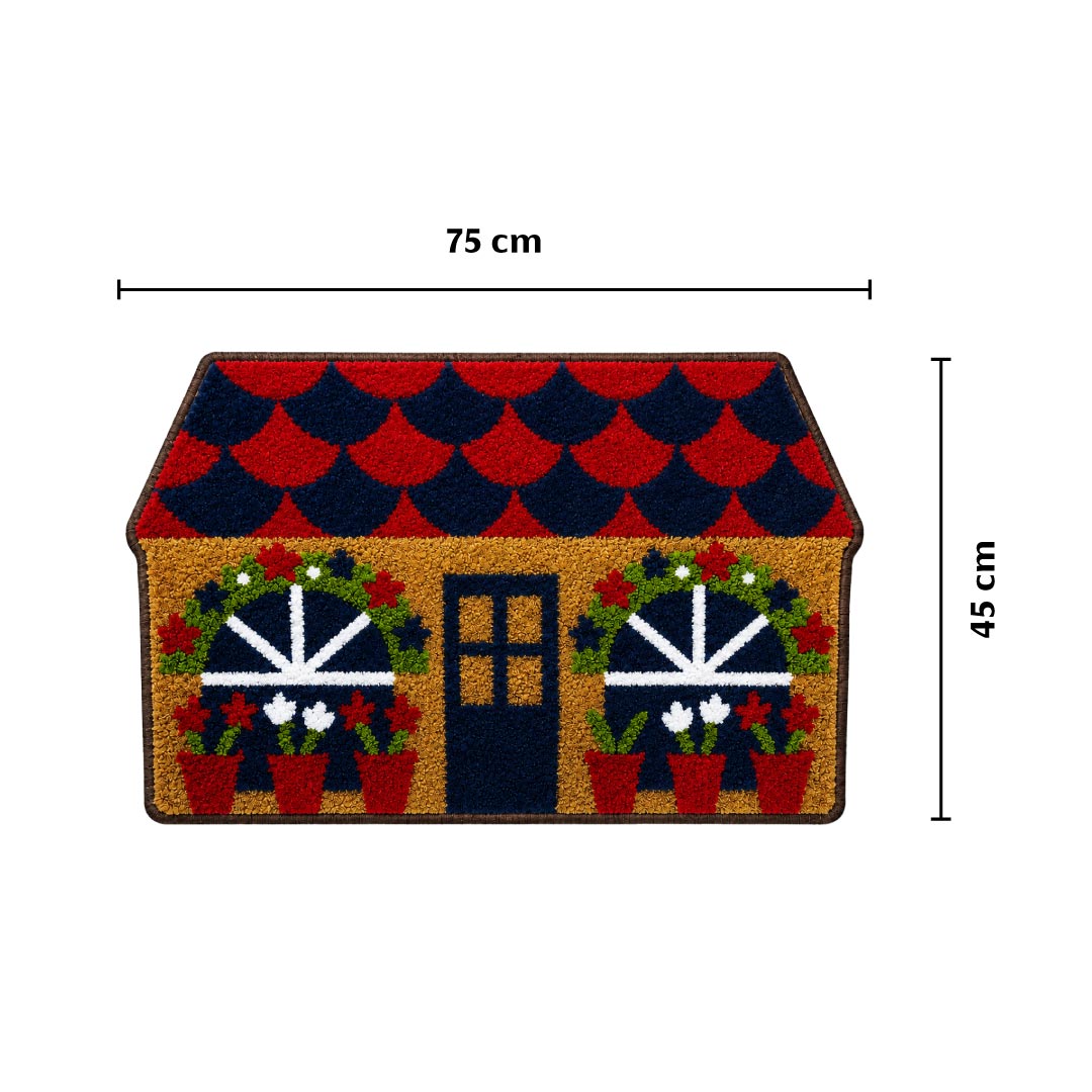 Scallop Cottage Doormat - Roseate