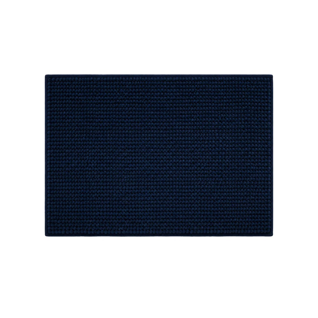 Shaggy Blue Bathroom Mat