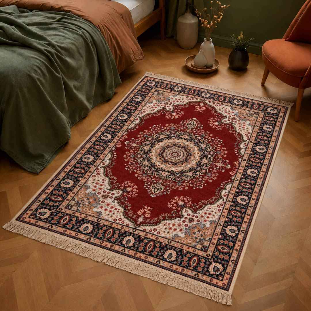 Blush Medallion Persian Carpet