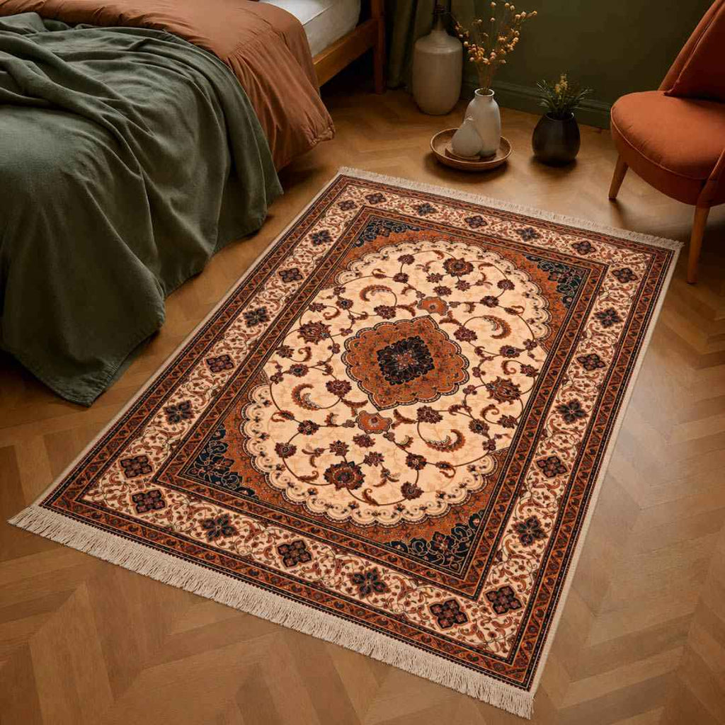 Ivory Garden Persian Carpet