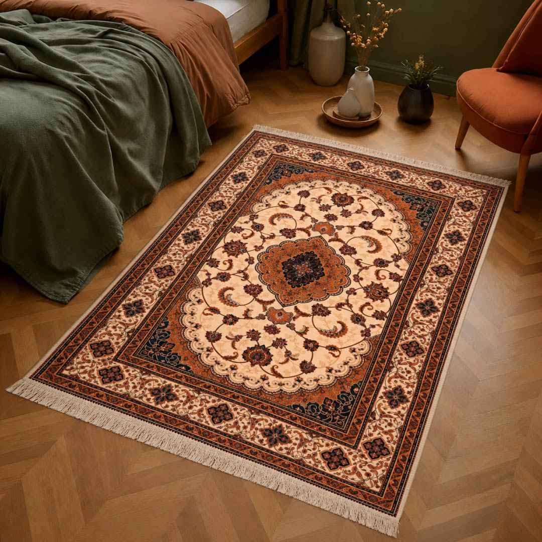 Ivory Garden Persian Carpet