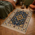 Midnight Bloom Persian Carpet