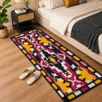 Grid Runner Mat - Roseate