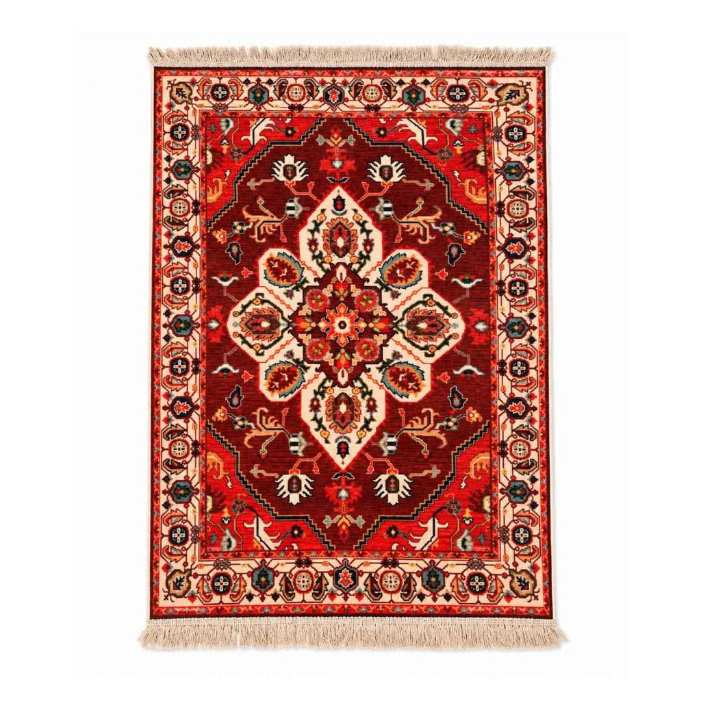 Ruby Lattice Persian Carpet