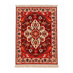 Ruby Lattice Persian Carpet