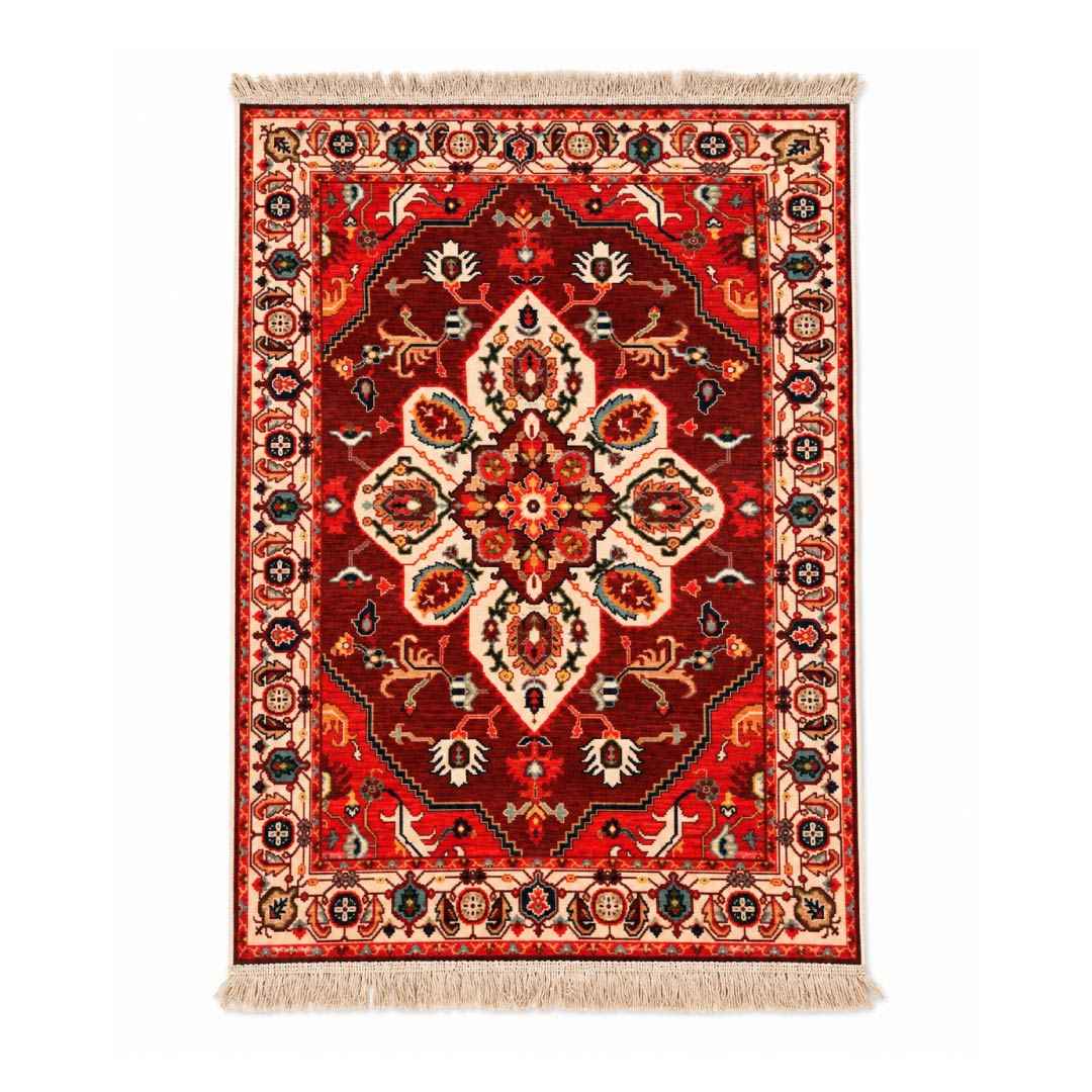 Ruby Lattice Persian Carpet