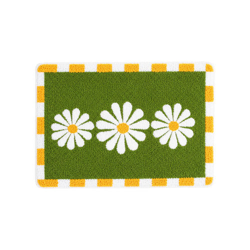 Blossom Green Bathroom Mat