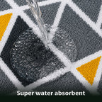 Mosaic Grey Bathroom Mat