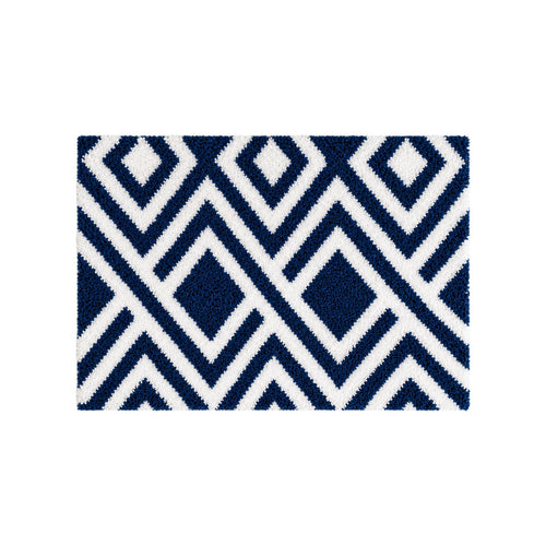 ED Blue Bathroom Mat