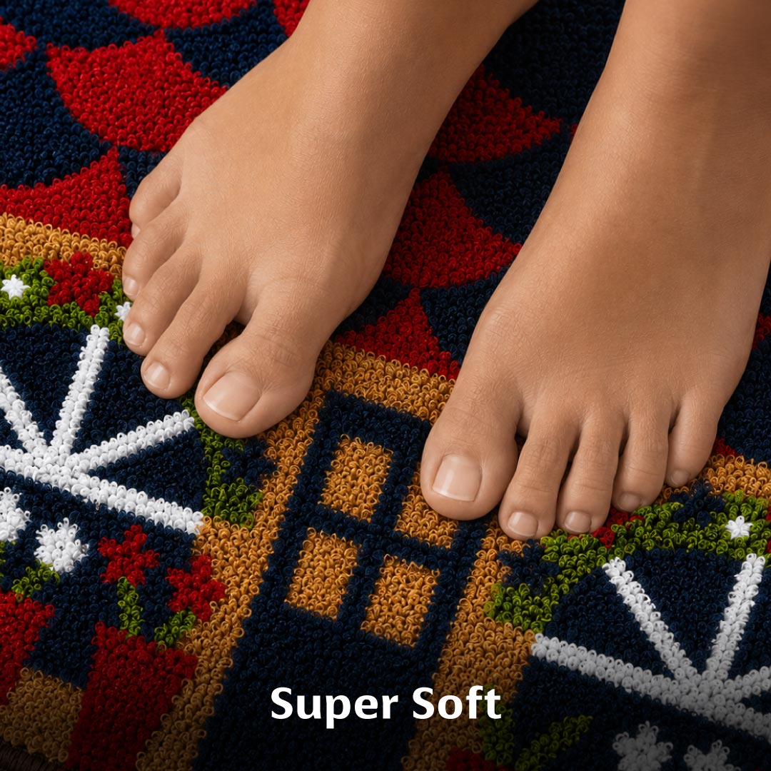 Scallop Cottage Doormat - Roseate