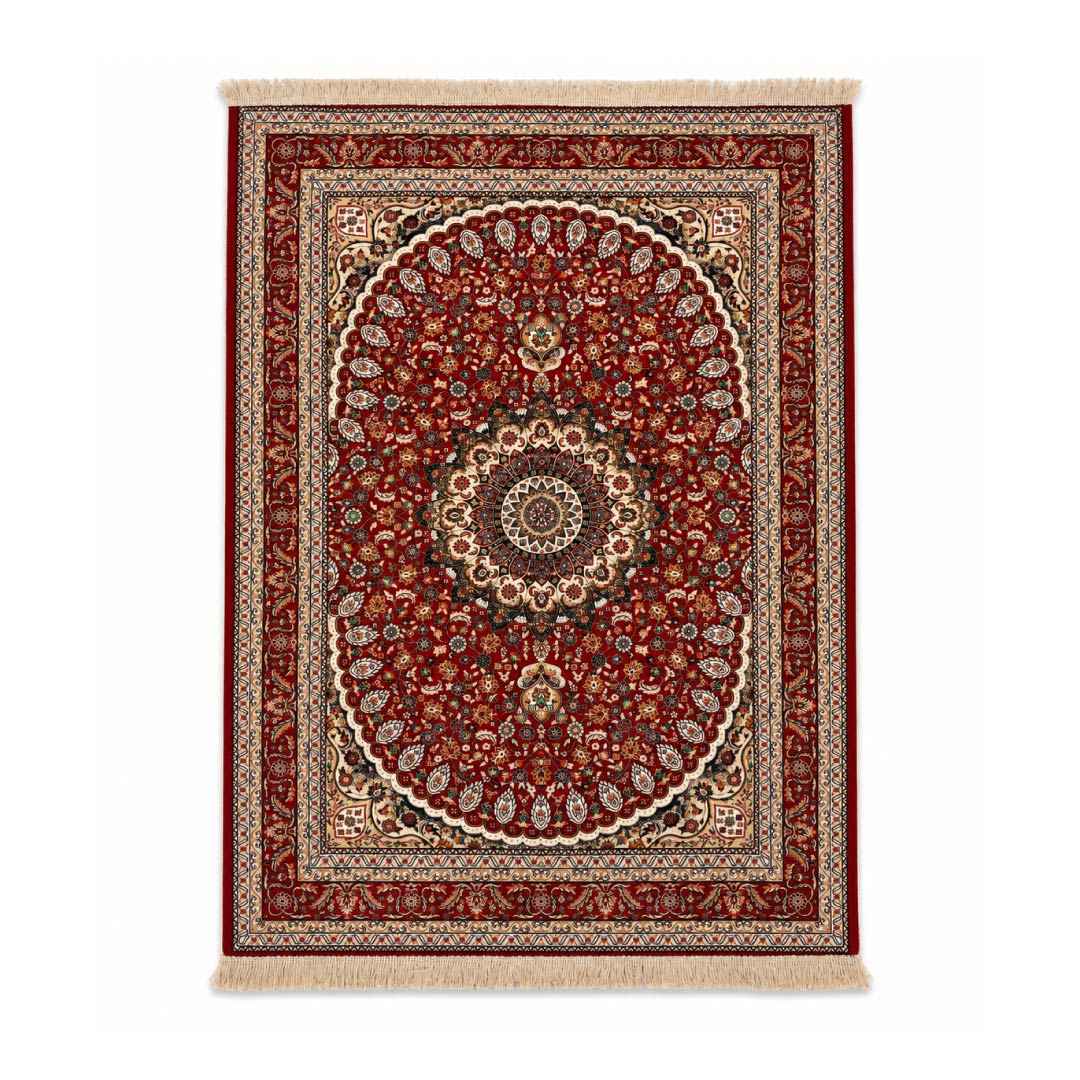 Crimson Oval Persian Carpet