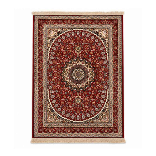 Crimson Oval Persian Carpet
