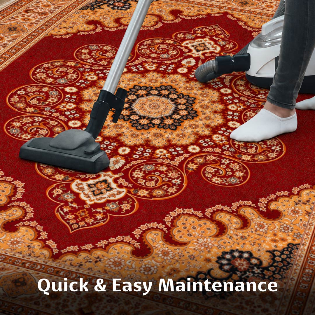 Golden Scallop Persian Carpet
