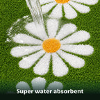 Blossom Green Bathroom Mat