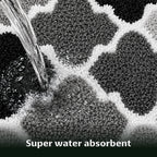 Ellipse Grey Bathroom Mat