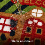 Cottage Welcome Doormat - Roseate