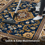 Midnight Bloom Persian Carpet