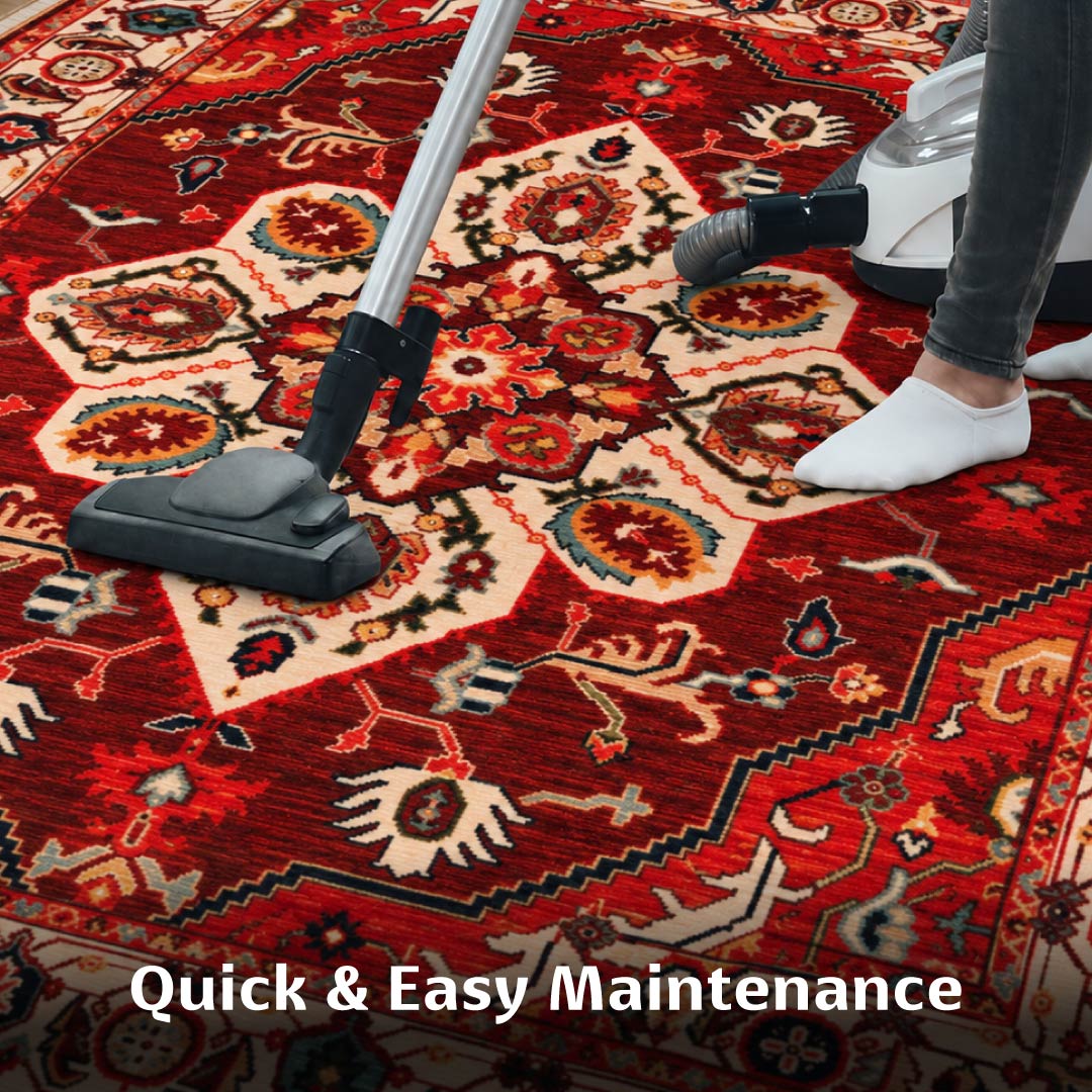 Ruby Lattice Persian Carpet
