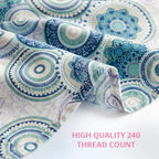 Acacia Double Bedsheet, 100% Cloud Cotton, 240 TC, 2 Pillow Covers