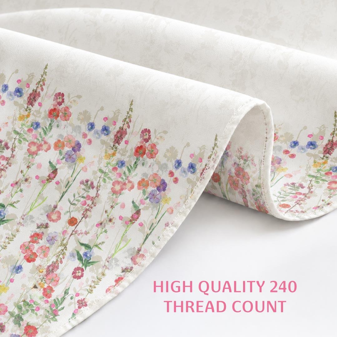 Sage Double Bedsheet, 100% Cloud Cotton, 240 TC, 2 Pillow Covers