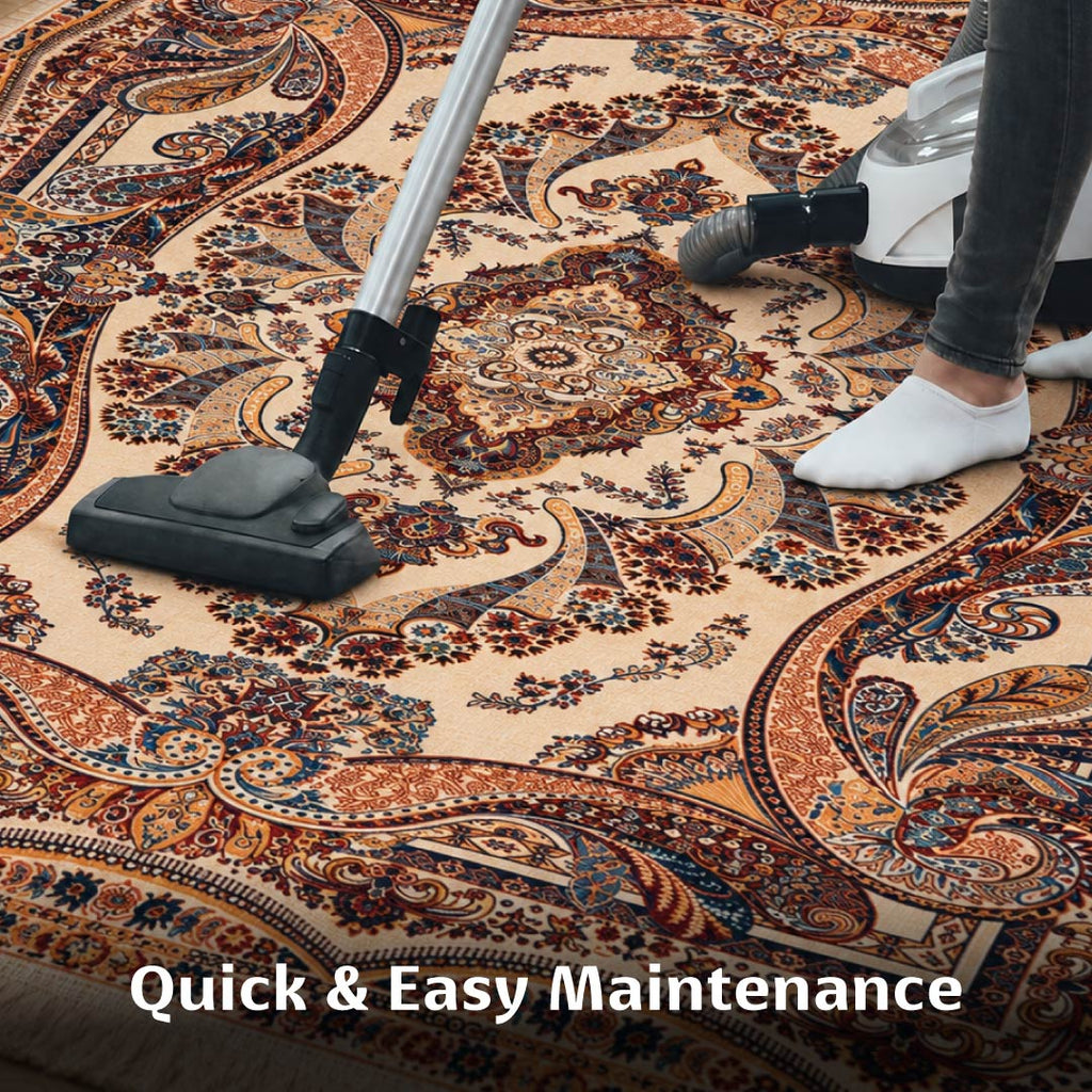 Amber Paisley Persian Carpet