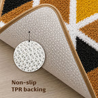 Mosaic Beige Bathroom Mat