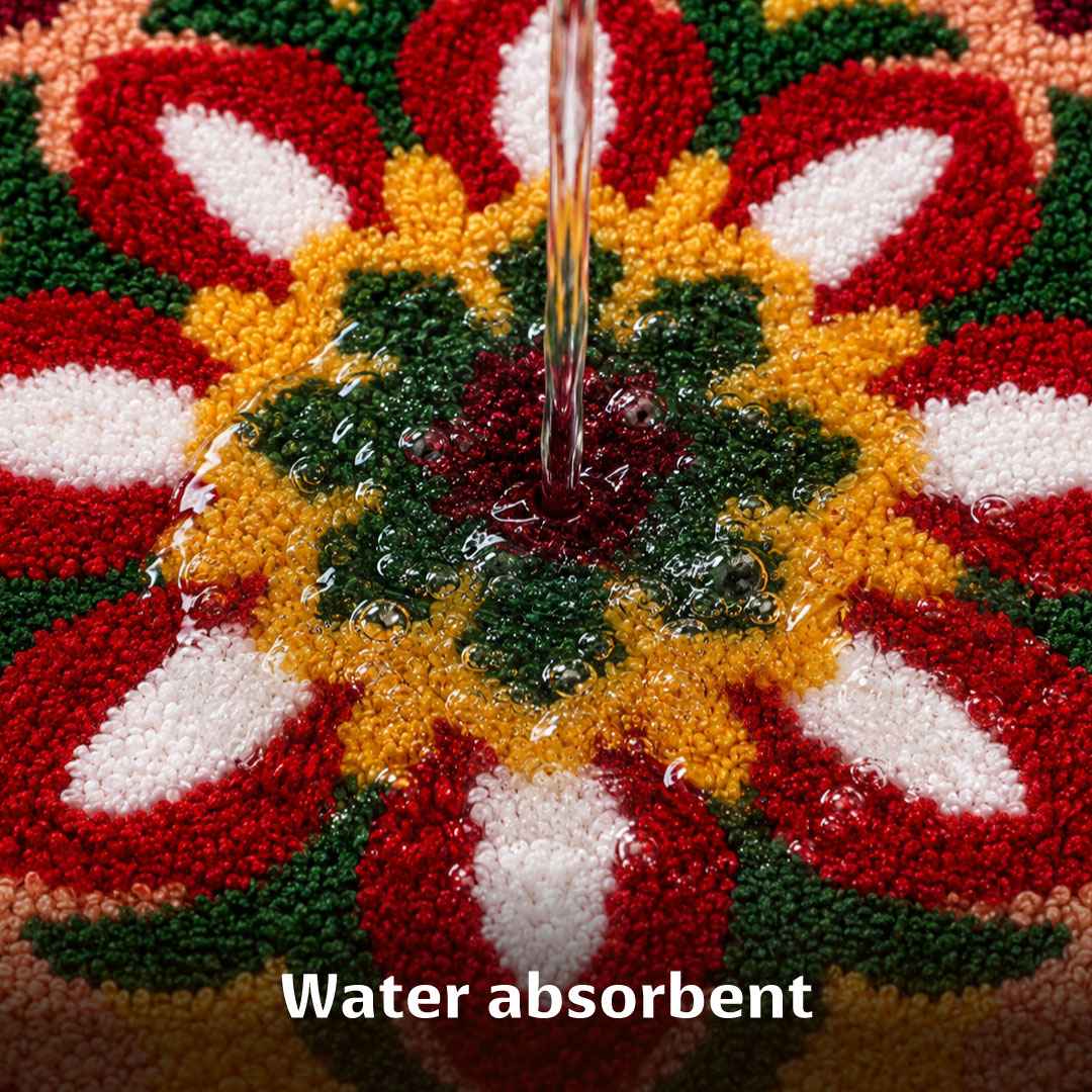 Tulip Bloom Rangoli Doormat
