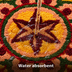 Star Mandala Rangoli Door and Bathroom