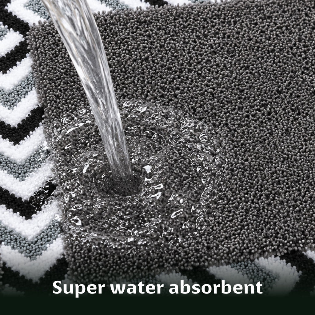 RT Grey Bathroom Mat