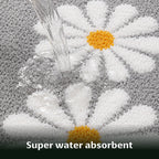 Blossom Grey Bathroom Mat
