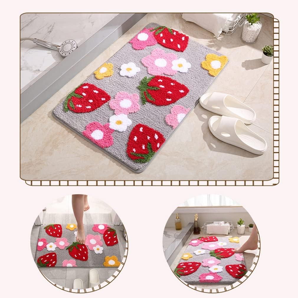 Strawberry Bathroom Mat