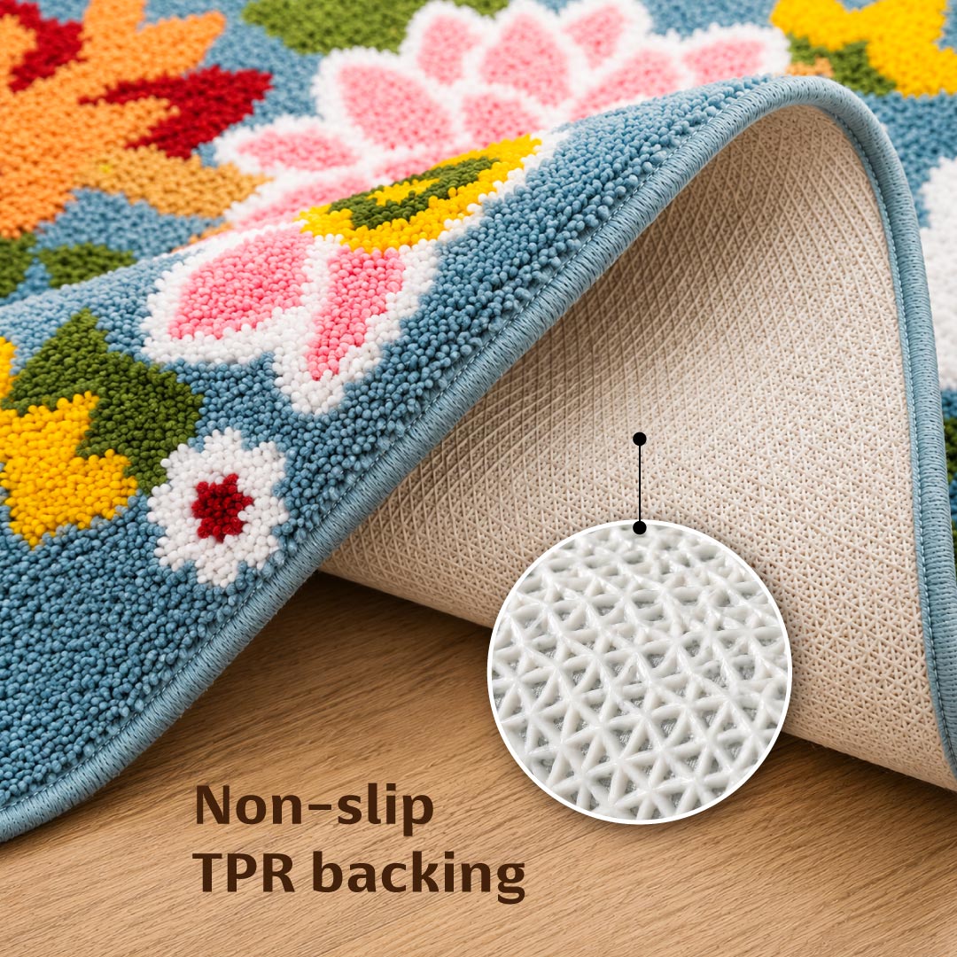 Nature Peacock Runner Mat - Roseate
