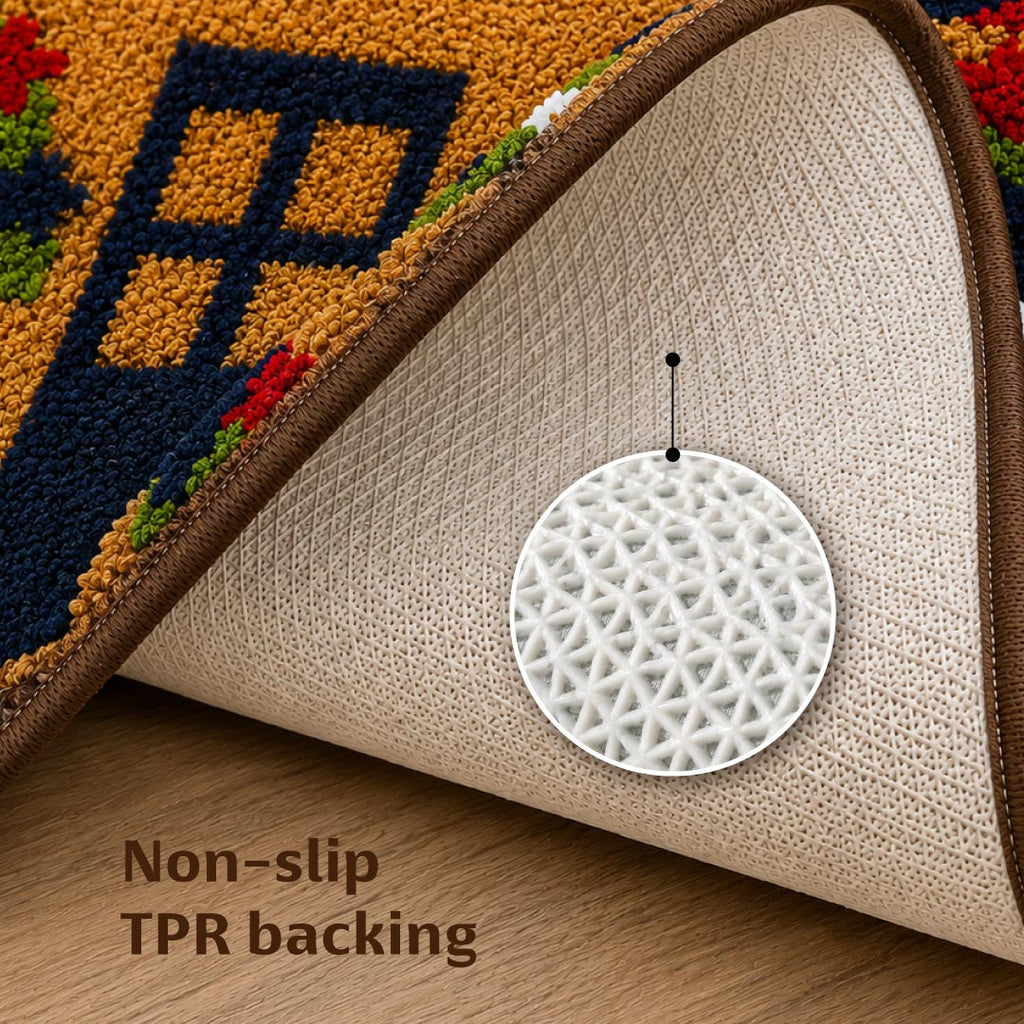 Scallop Cottage Doormat - Roseate